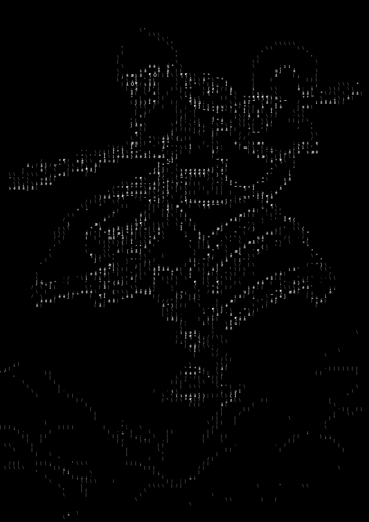 ASCII Art - PCA components 3